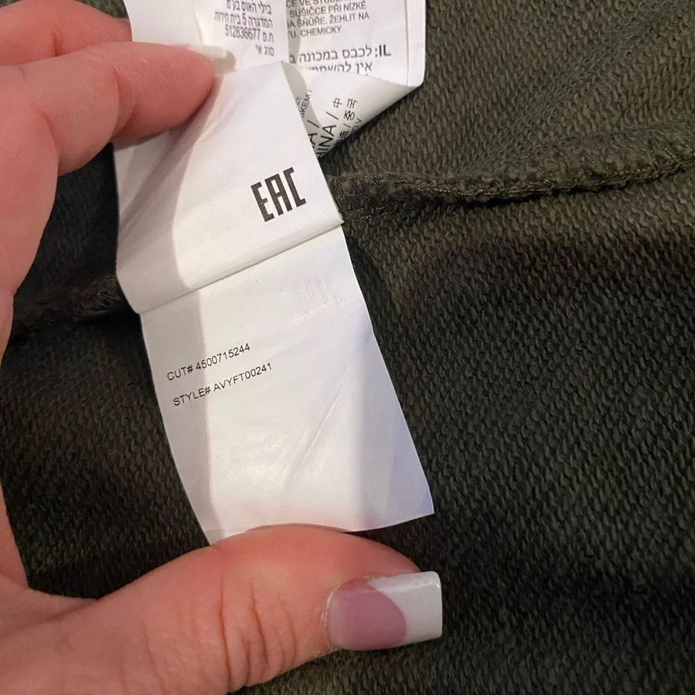 RVCA Olive Green Crew Neck Shirt